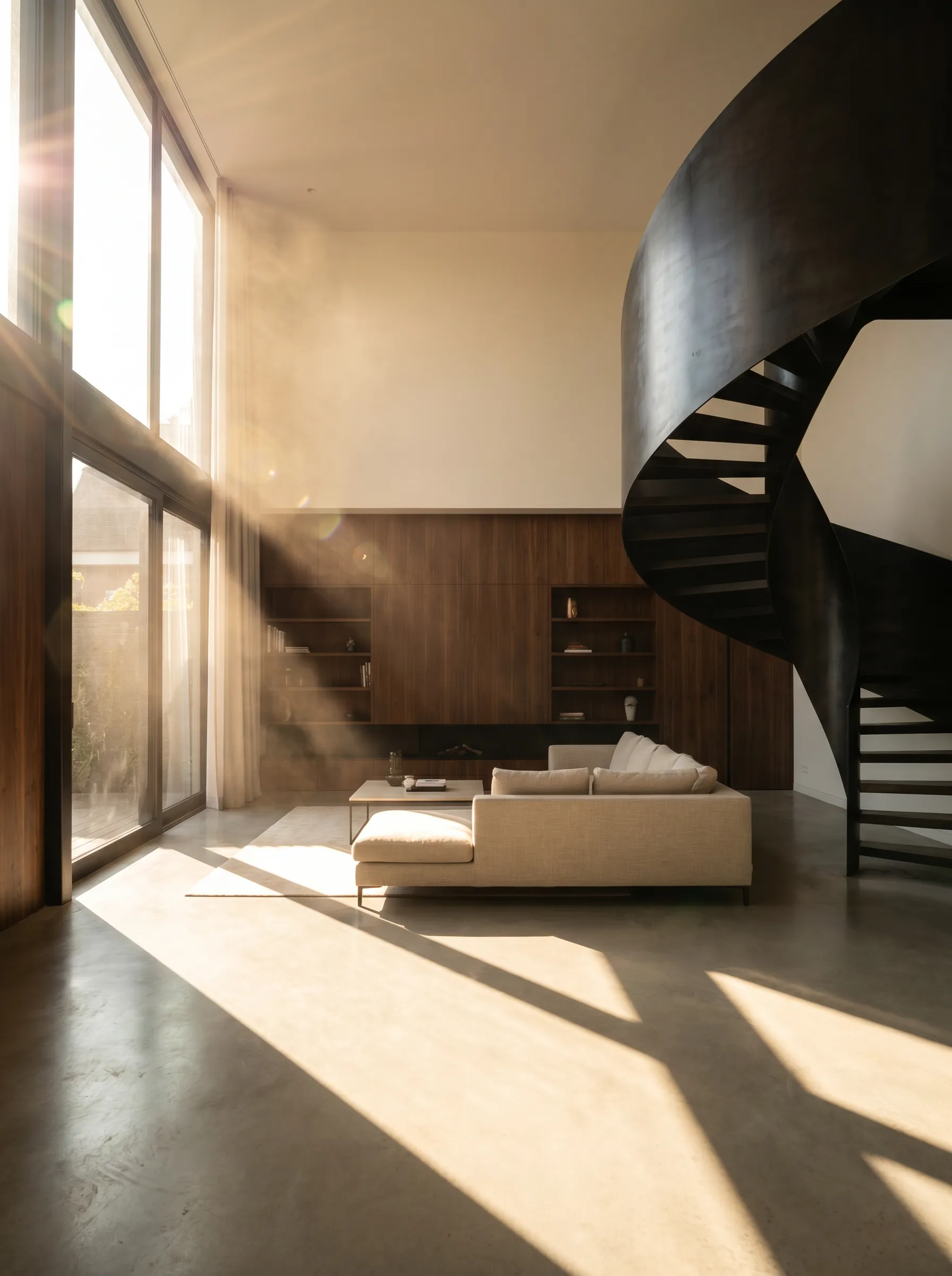 Double-height living