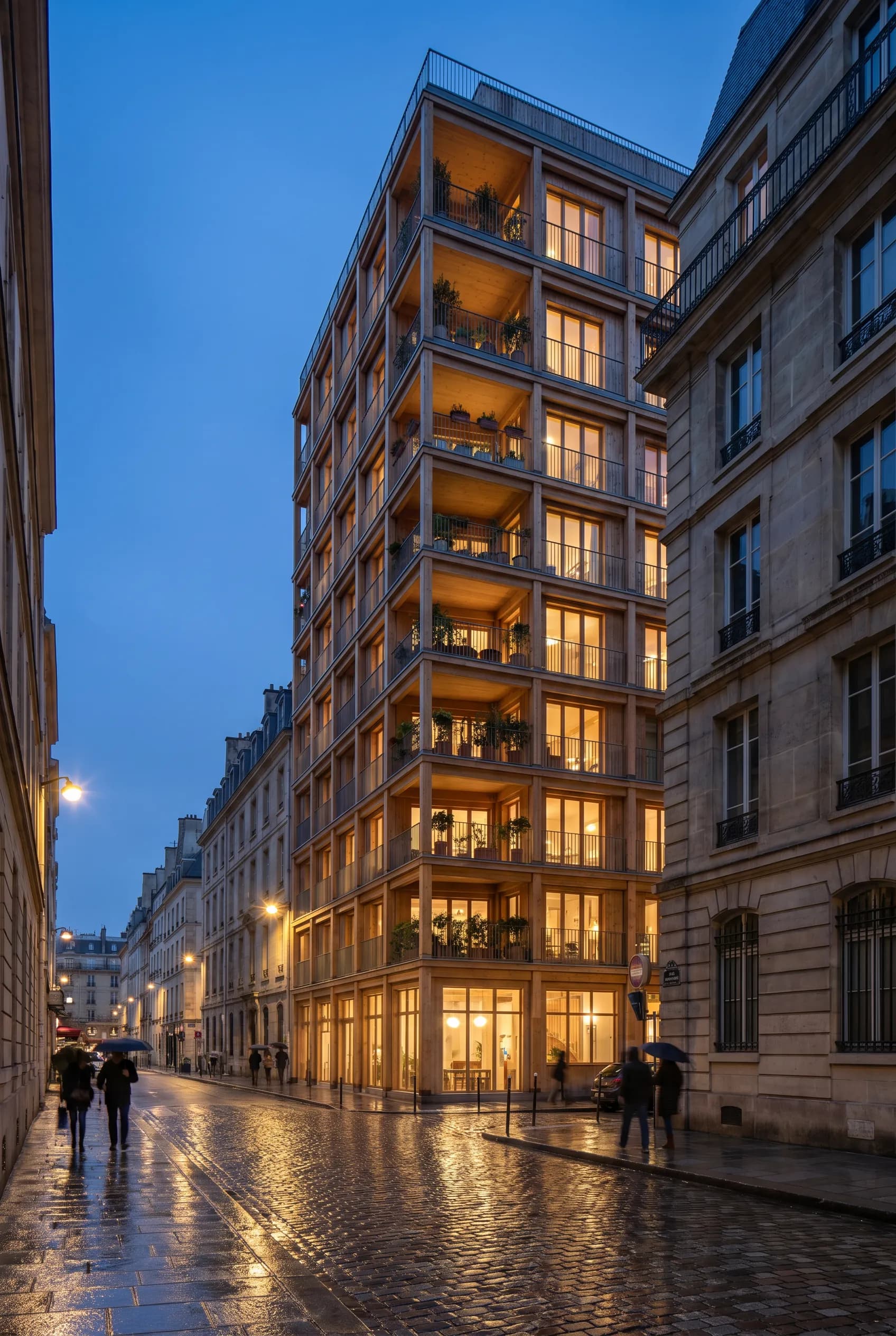 Mass-timber tower